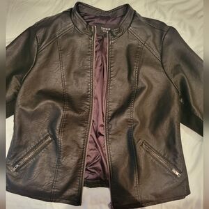 Torrid Black Faux Leather Jacket
